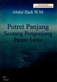 Image of POTRET PANJANG SEORANG PENGUNJUNG PANTAI SANUR