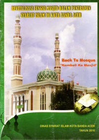 Image of Revitalisasi Fungsi Mesjid dalam penerapan syariat islam di kota banda aceh