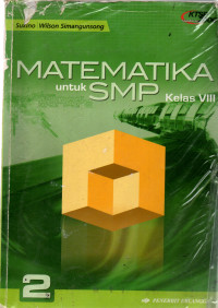 Image of MATEMATIKA Untuk SMP Kelas VIII