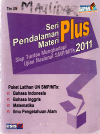 Image of Seri Pendalaman Materi Plus Siap Tuntas Manghadapi Ujian Nasional SMP/MTs 2011