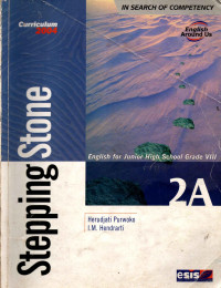 Image of Stepping Stone english for junior high school grade 2A
