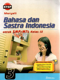 Image of Bahasa dan Sastra Indonesia Untuk SMP/MTs Kelas IX
